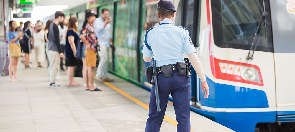 public transit security guard